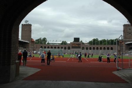 Stockholm och Stadion bjuder på sol när Svenska ungdomsspelen äger rum.